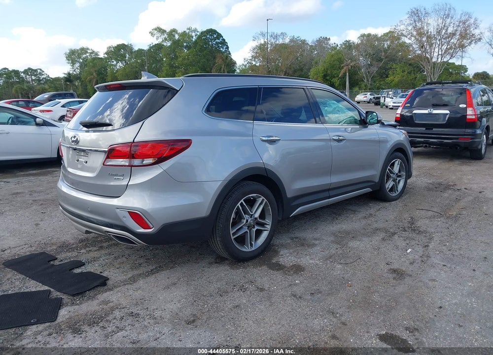 2017 HYUNDAI SANTA FE LIMITED ULTIMATE VIN: KM8SR4HF9HU177600