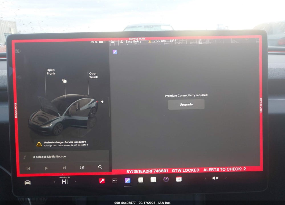 2024 TESLA MODEL 3 LONG RANGE DUAL MOTOR ALL-WHEEL DRIVE/REAR-WHEEL DRIVE VIN: 5YJ3E1EA2RF746891