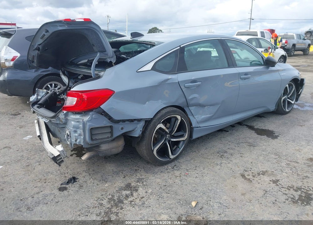 2022 HONDA ACCORD HYBRID SPORT VIN: 1HGCV3F21NA022911