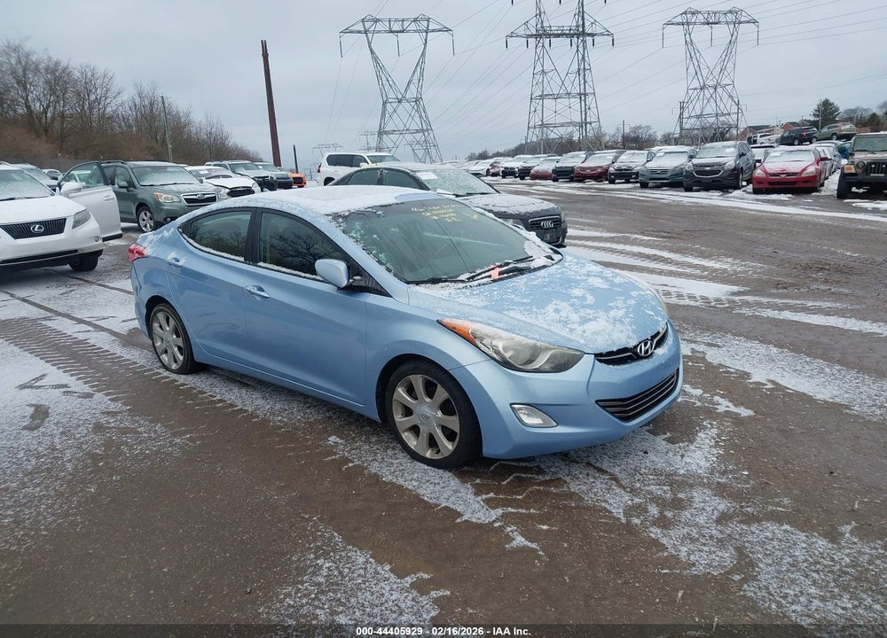 2012 HYUNDAI ELANTRA GLS VIN: KMHDH4AE6CU192982