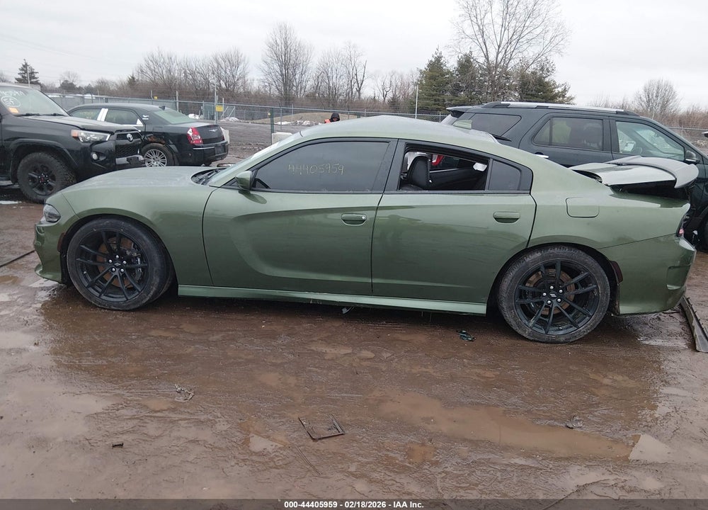 2022 DODGE CHARGER SCAT PACK VIN: 2C3CDXGJ1NH120261