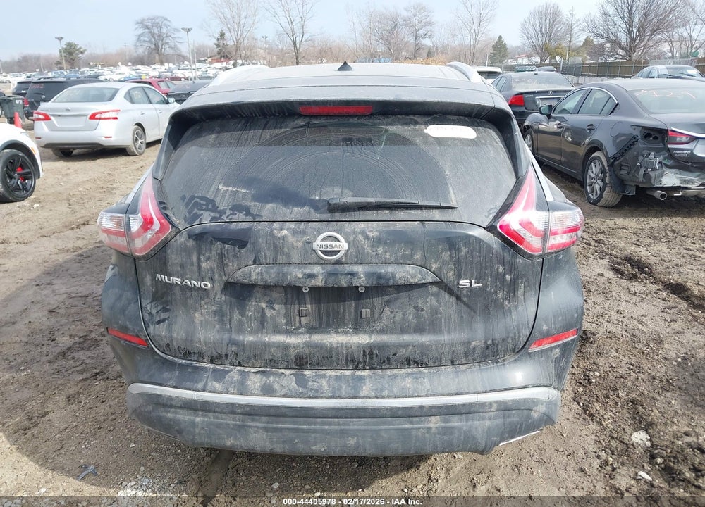 2015 NISSAN MURANO SL VIN: 5N1AZ2MG9FN245075