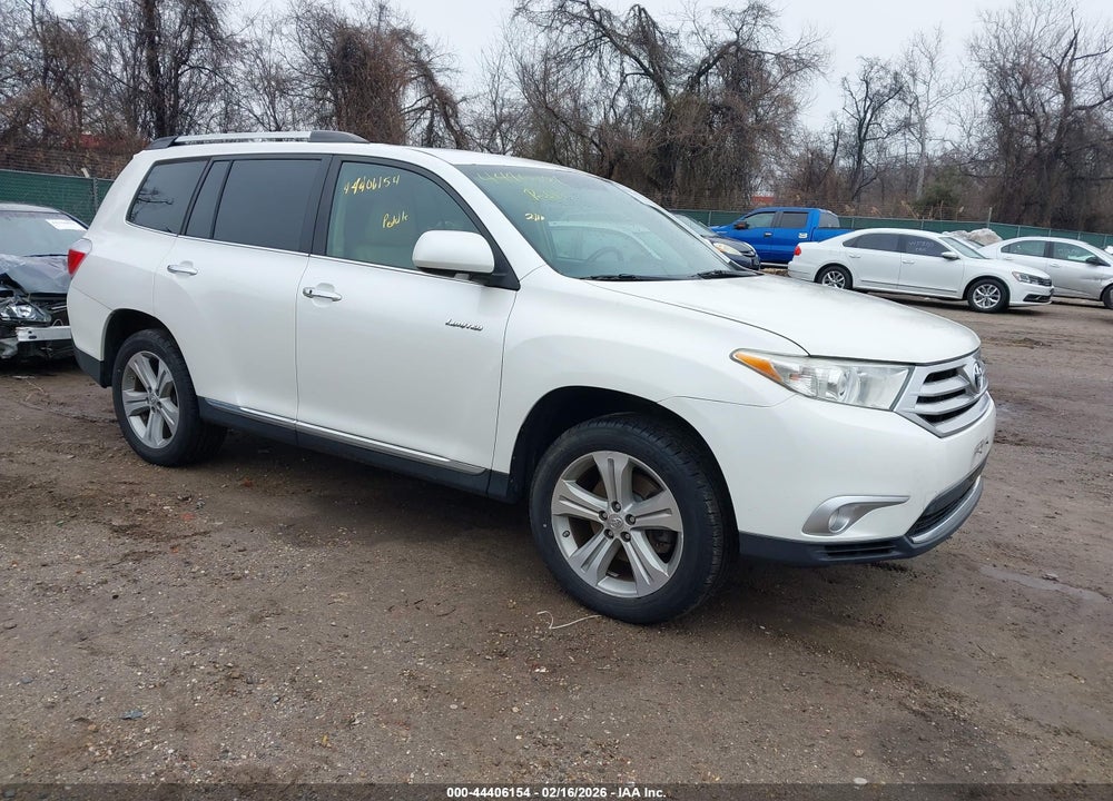 2013 TOYOTA HIGHLANDER LIMITED V6 VIN: 5TDDK3EH8DS198373