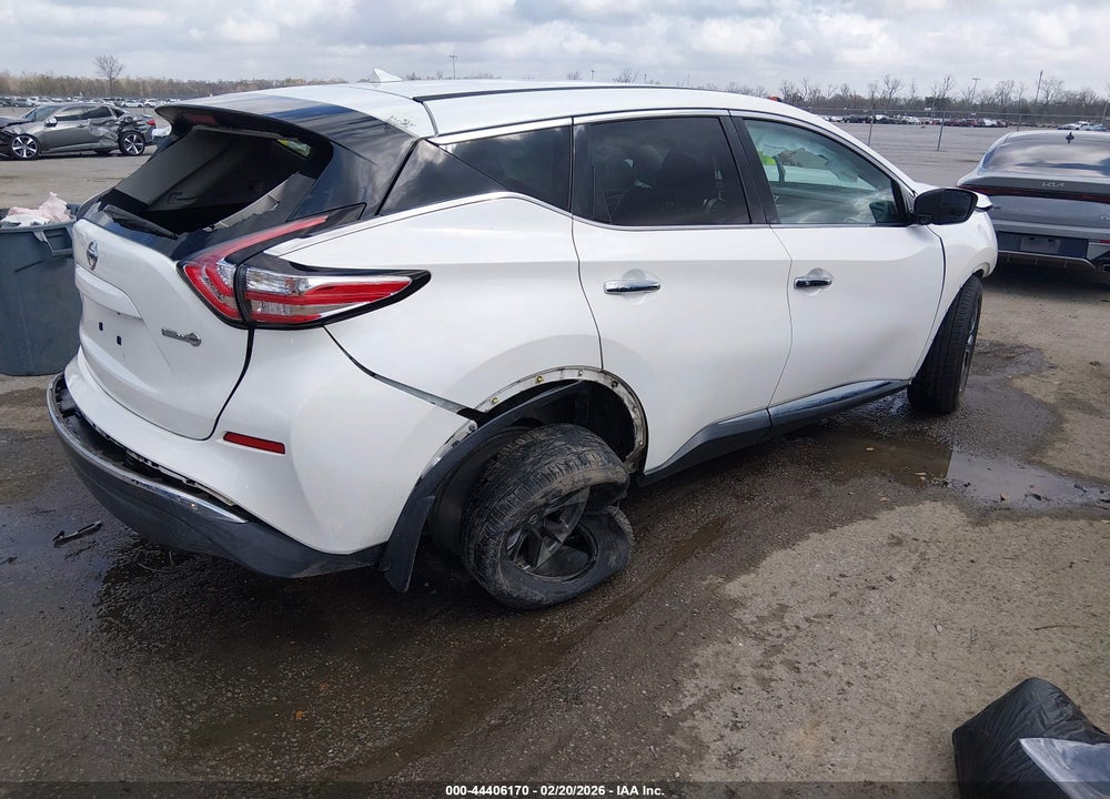 2016 NISSAN MURANO S VIN: 5N1AZ2MG7GN130475