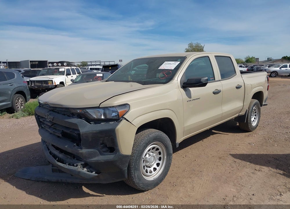 2023 CHEVROLET COLORADO 2WD  SHORT BOX WT VIN: 1GCGSBEC9P1263504