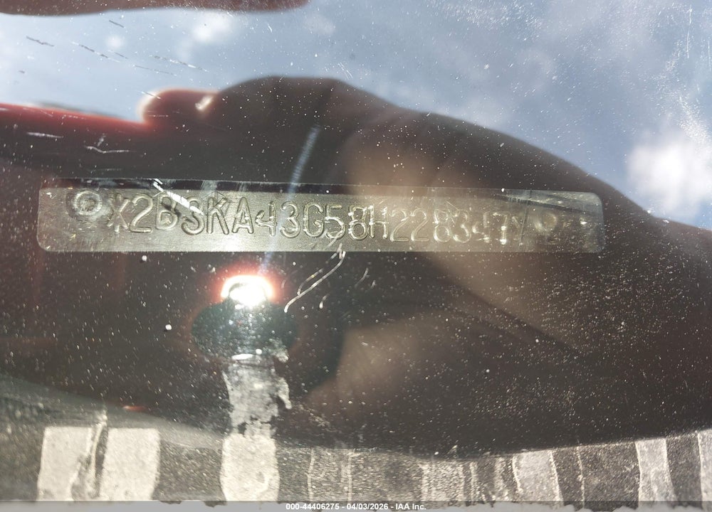 2008 DODGE CHARGER VIN: 2B3KA43G58H228347