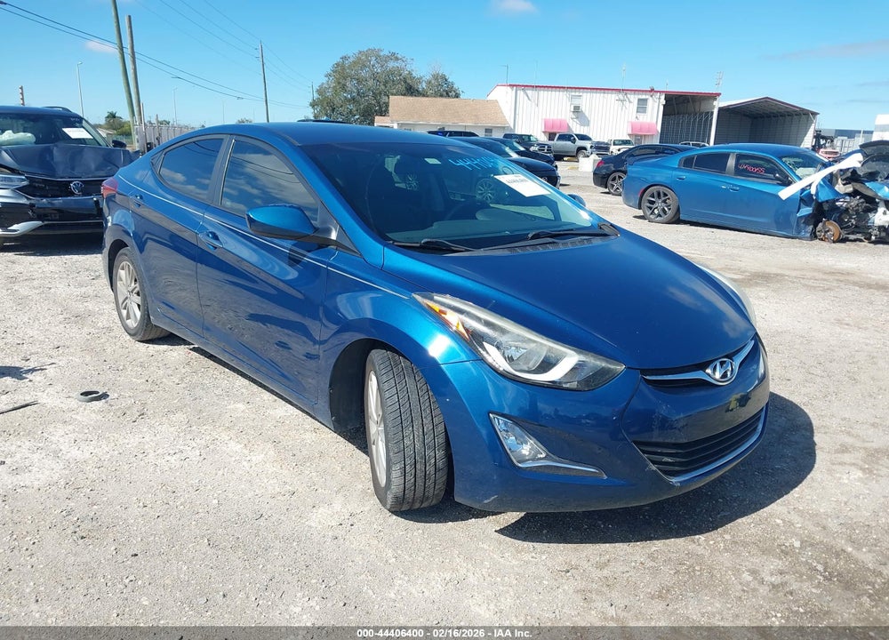 2016 HYUNDAI ELANTRA SE VIN: KMHDH4AE2GU621668
