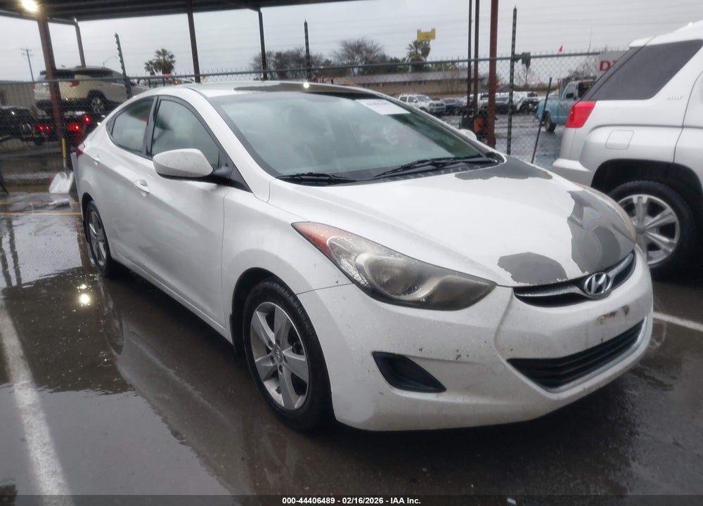 2013 HYUNDAI ELANTRA GLS VIN: 5NPDH4AE9DH398748