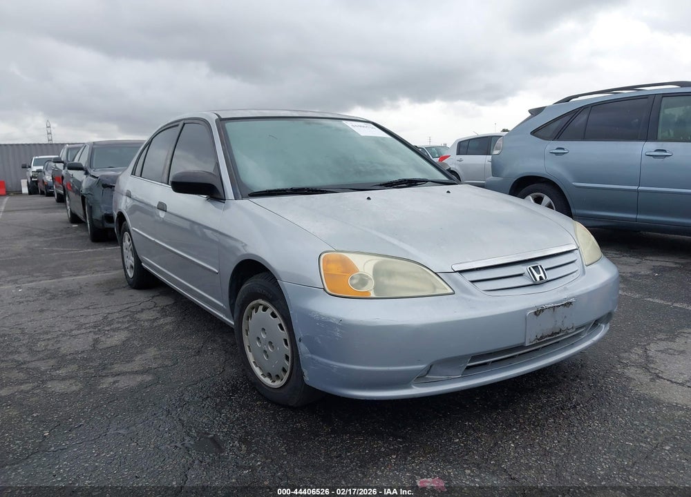 2001 HONDA CIVIC LX VIN: 2HGES16561H563190