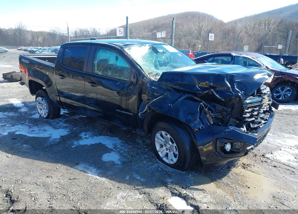 2022 CHEVROLET COLORADO 4WD  SHORT BOX LT VIN: 1GCGTCEN8N1248011