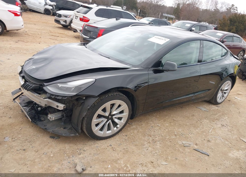 2022 TESLA MODEL 3 LONG RANGE DUAL MOTOR ALL-WHEEL DRIVE VIN: 5YJ3E1EB2NF289762