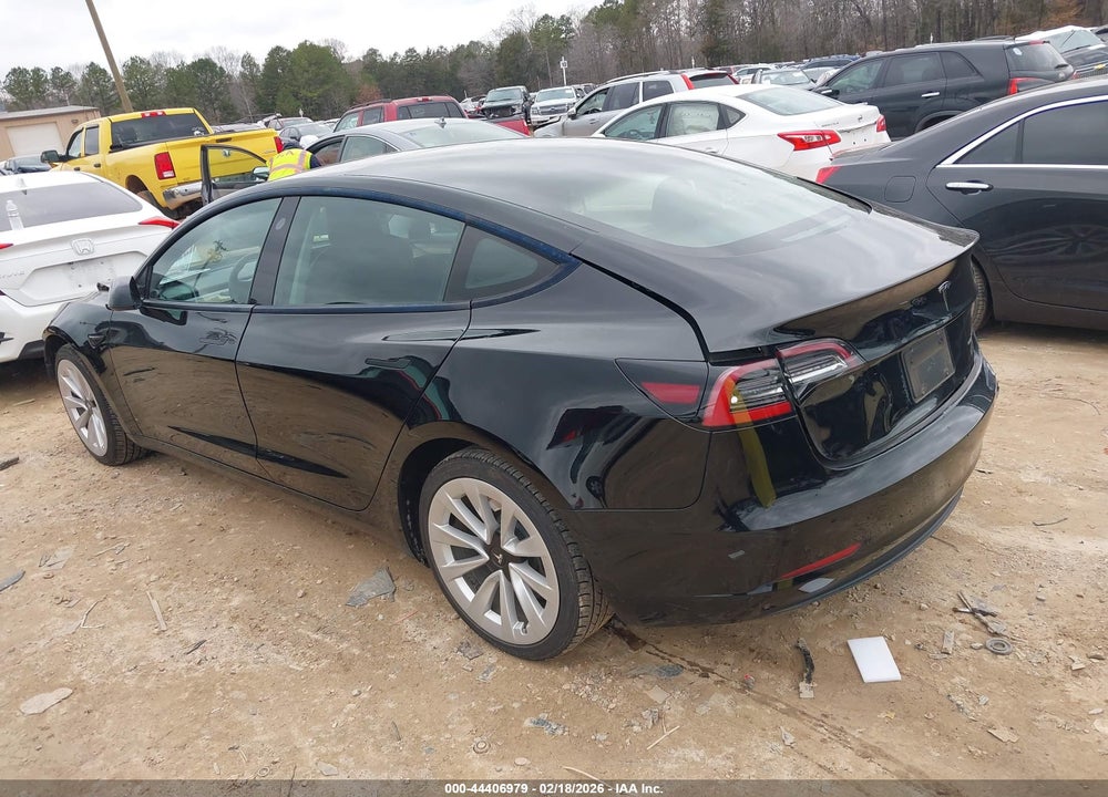 2022 TESLA MODEL 3 LONG RANGE DUAL MOTOR ALL-WHEEL DRIVE VIN: 5YJ3E1EB2NF289762