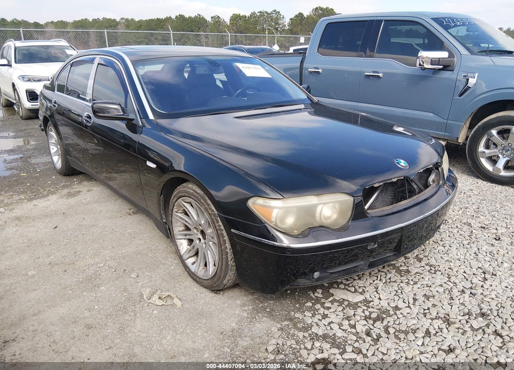 2003 BMW 745LI VIN: WBAGN63433DR13427