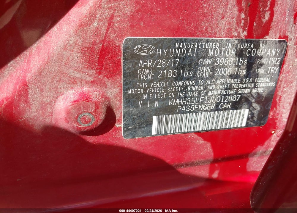 2018 HYUNDAI ELANTRA GT VIN: KMHH35LE1JU012887