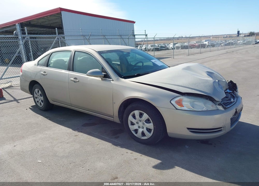 2008 CHEVROLET IMPALA LS VIN: 2G1WB58K581285651
