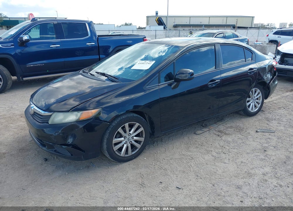 2012 HONDA CIVIC EX VIN: 19XFB2F8XCE378447