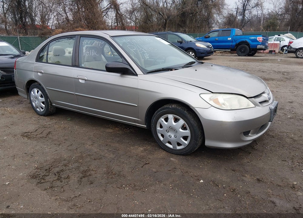 2004 HONDA CIVIC LX VIN: 2HGES16574H535824