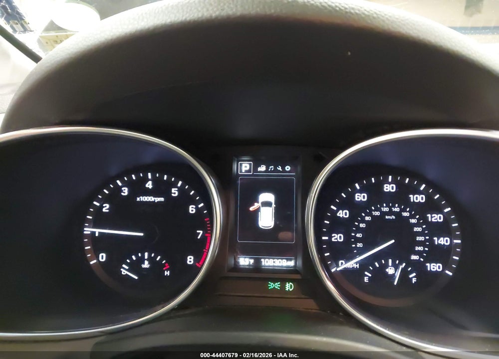 2017 HYUNDAI SANTA FE SPORT 2.0T VIN: 5XYZUDLAXHG489925