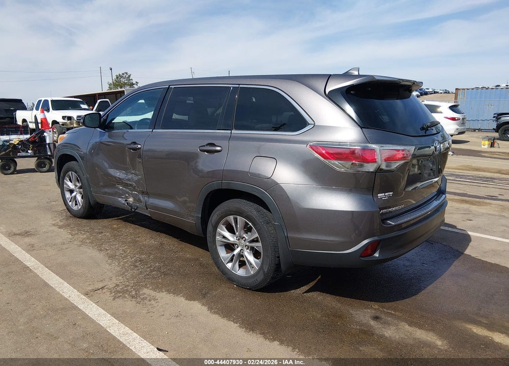 2014 TOYOTA HIGHLANDER LE PLUS V6 VIN: 5TDZKRFH7ES030412
