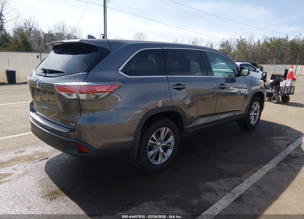 2014 TOYOTA HIGHLANDER LE PLUS V6 VIN: 5TDZKRFH7ES030412