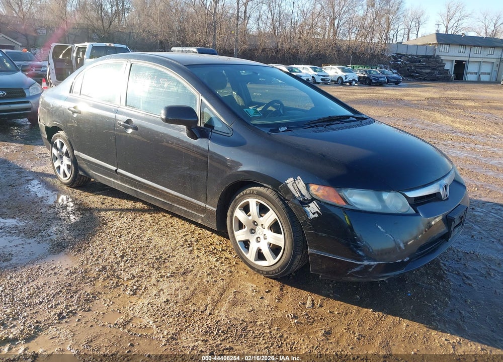2008 HONDA CIVIC LX VIN: 1HGFA165X8L067264
