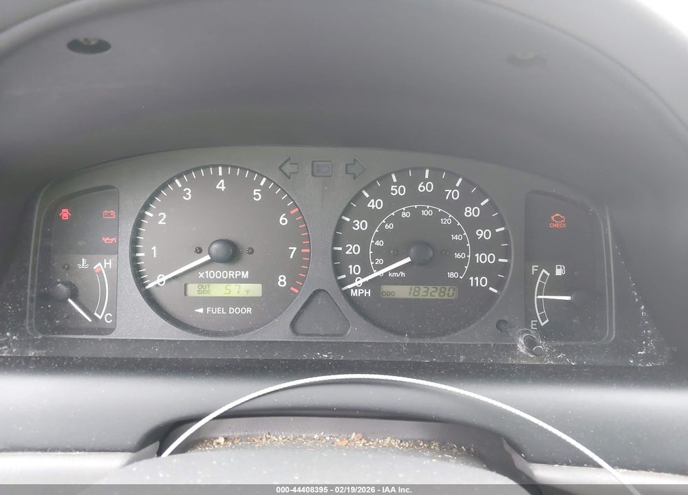 1998 TOYOTA COROLLA LE VIN: 2T1BR18E0WC085103