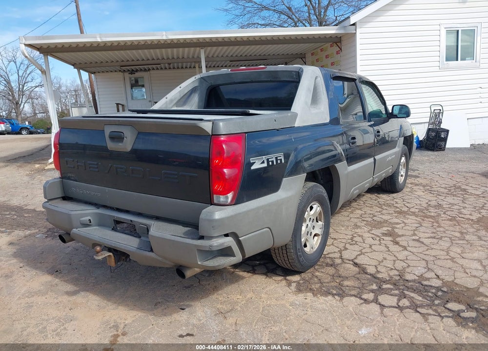 2002 CHEVROLET AVALANCHE 1500 VIN: 3GNEC13T22G139836