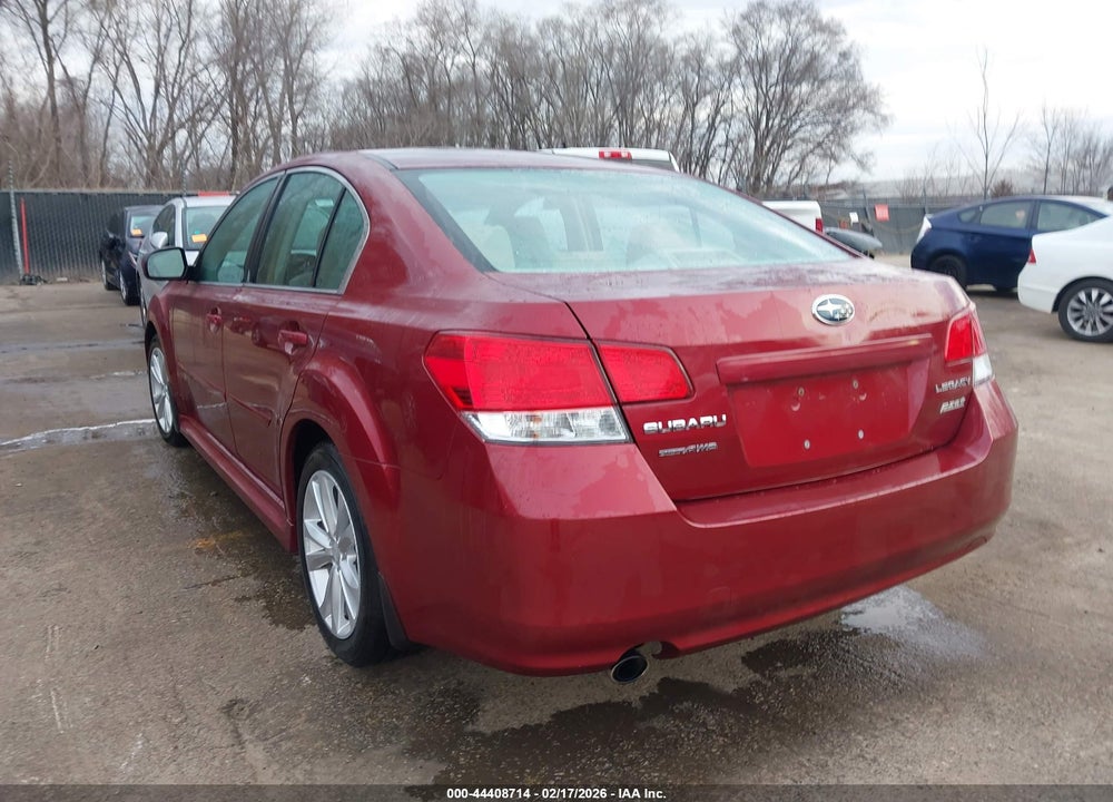 2013 SUBARU LEGACY 2.5I PREMIUM VIN: 4S3BMBC61D3009044