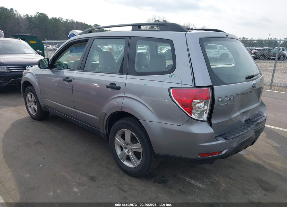 2011 SUBARU FORESTER 2.5X VIN: JF2SHBBC6BH754739