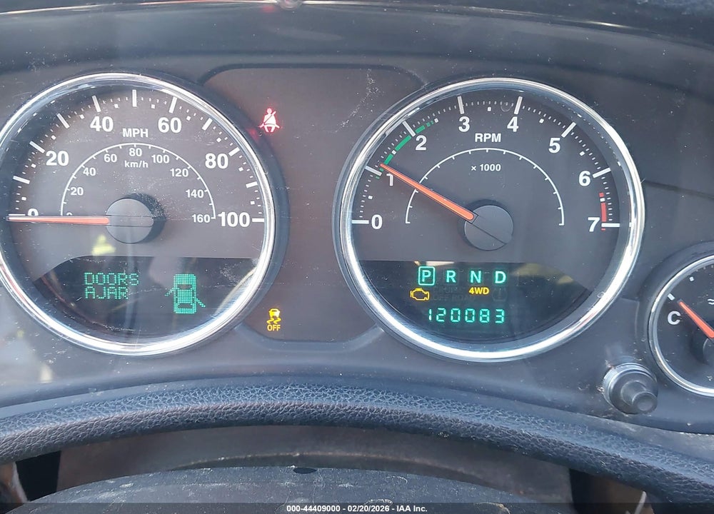 2012 JEEP WRANGLER UNLIMITED RUBICON VIN: 1C4HJWFG7CL125264