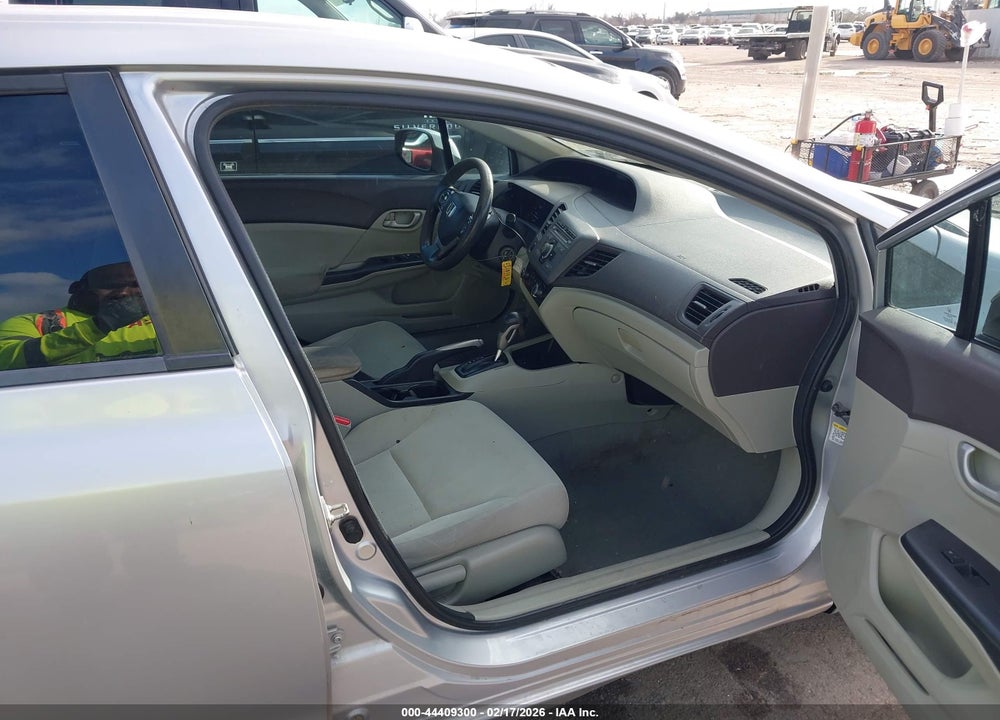 2012 HONDA CIVIC LX VIN: 19XFB2F5XCE072077