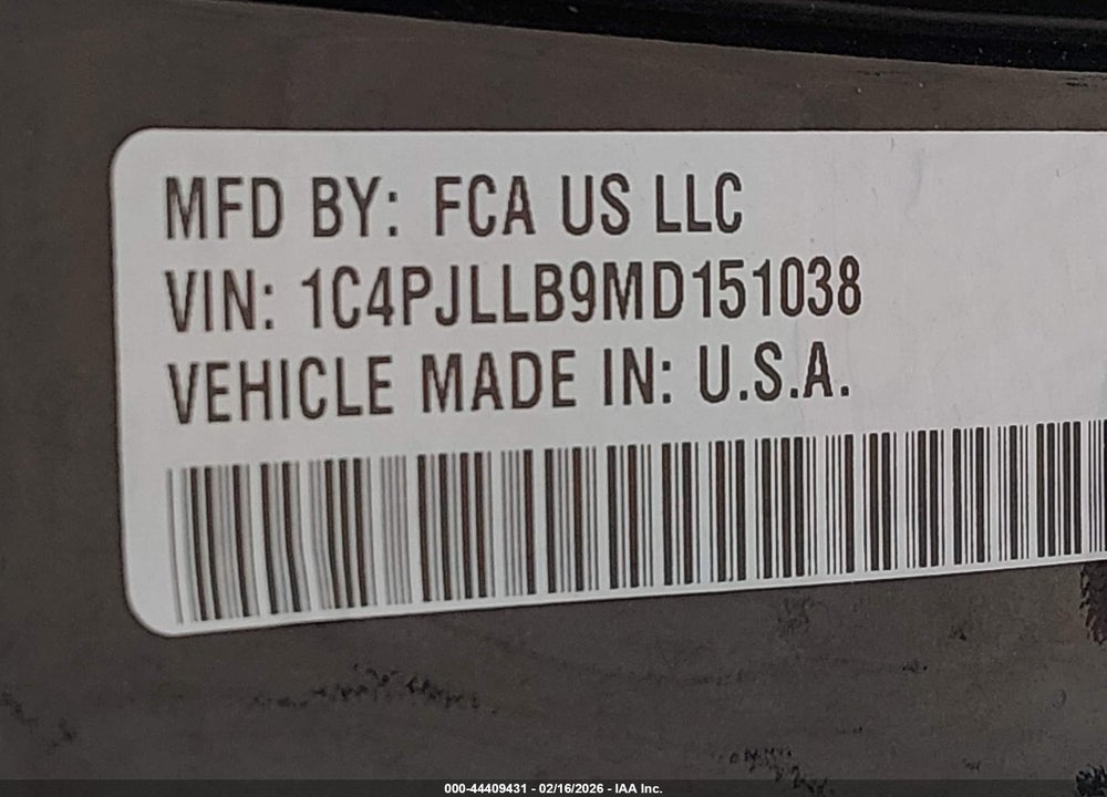 2021 JEEP CHEROKEE LATITUDE PLUS FWD VIN: 1C4PJLLB9MD151038