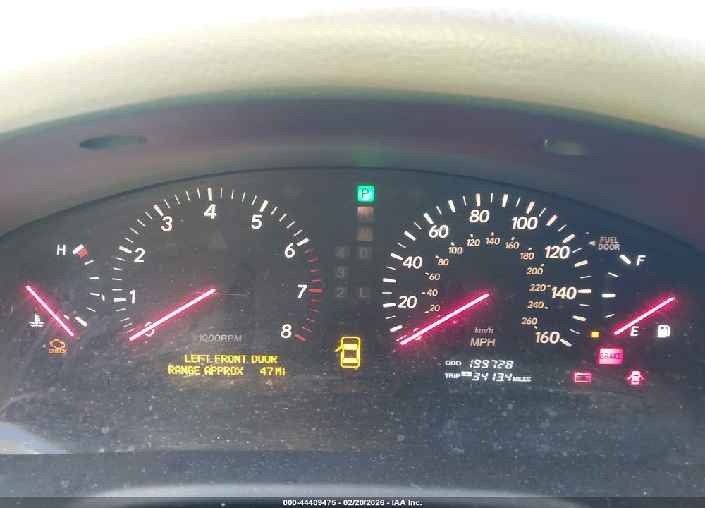2001 LEXUS LS 430 VIN: JTHBN30F510015710
