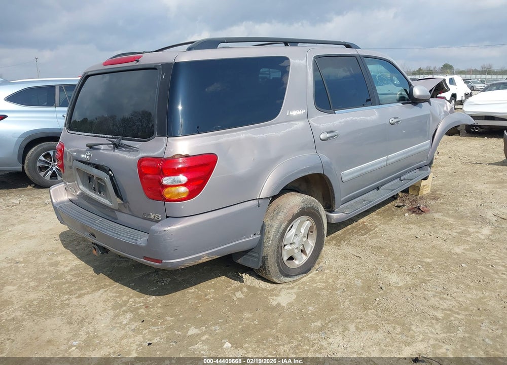 2002 TOYOTA SEQUOIA LIMITED V8 VIN: 5TDZT38AX2S088374