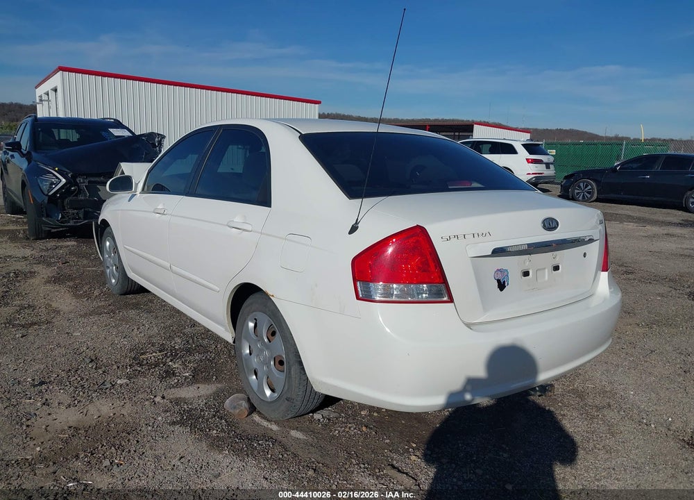 2007 KIA SPECTRA EX VIN: KNAFE121575481543