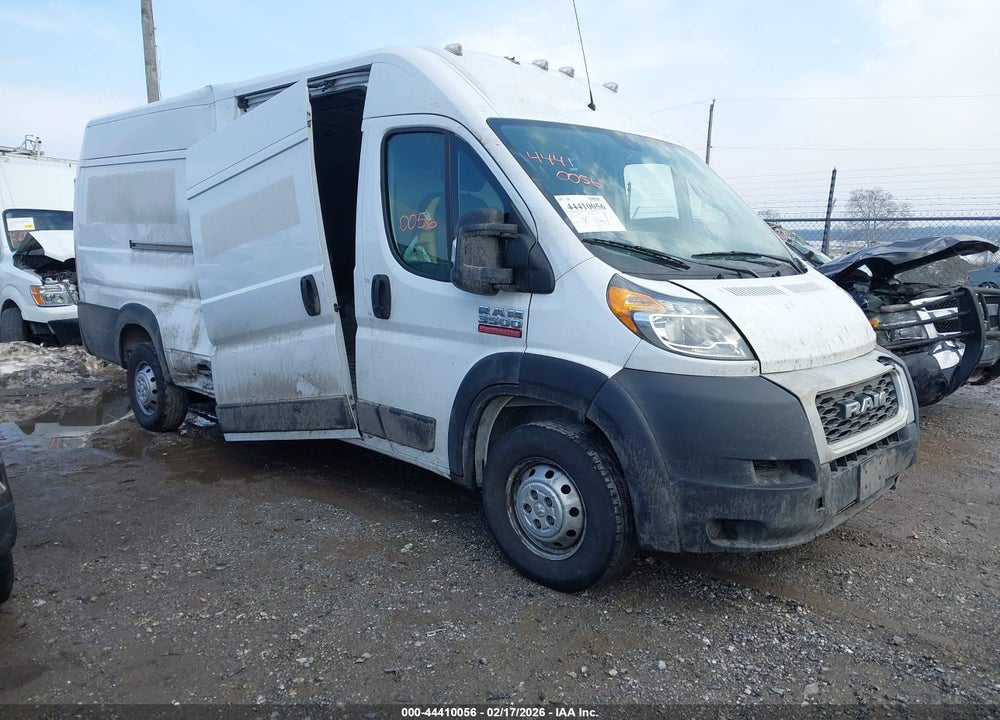 2021 RAM PROMASTER 3500 CARGO VAN HIGH ROOF 159 WB EXT VIN: 3C6MRVJG7ME514772