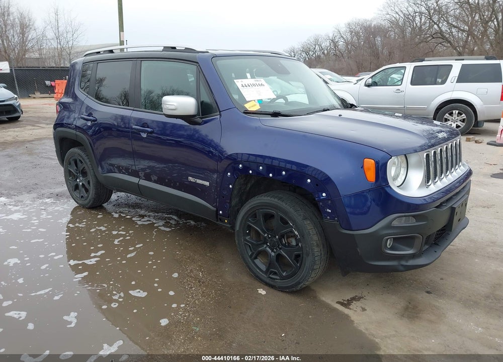 2016 JEEP RENEGADE LIMITED VIN: ZACCJBDT6GPC63365