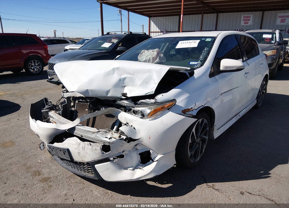 2016 SCION IM VIN: JTNKARJEXGJ515057