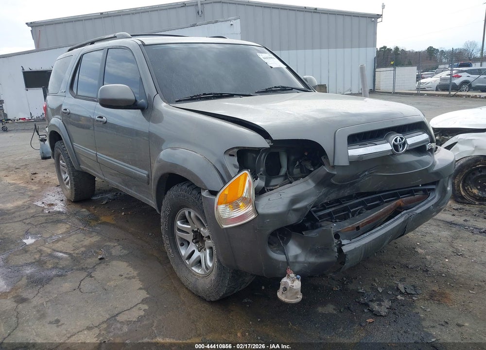 2005 TOYOTA SEQUOIA LIMITED V8 VIN: 5TDZT38A85S252600