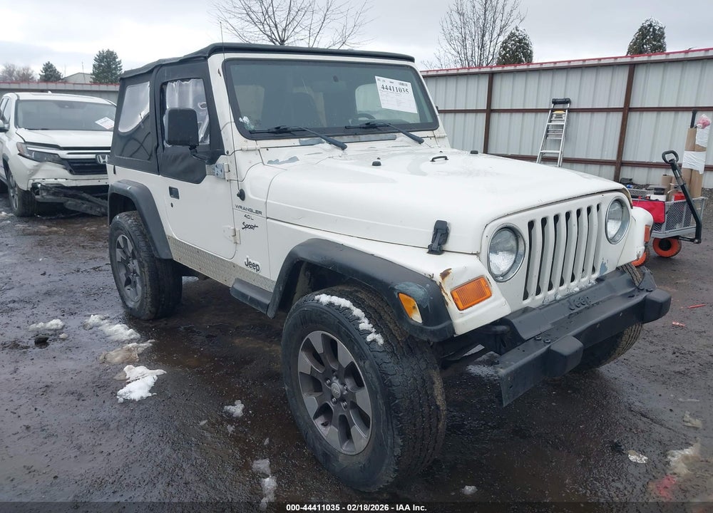 2000 JEEP WRANGLER SPORT VIN: 1J4FA49S9YP805673
