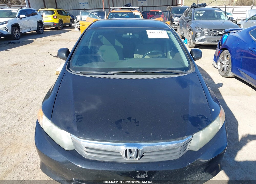 2012 HONDA CIVIC LX VIN: 2HGFB2F52CH333210