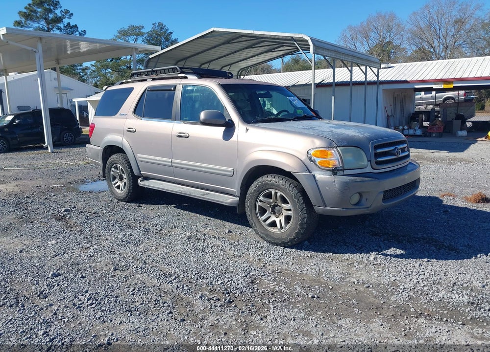 2002 TOYOTA SEQUOIA LIMITED V8 VIN: 5TDBT48A92S074893
