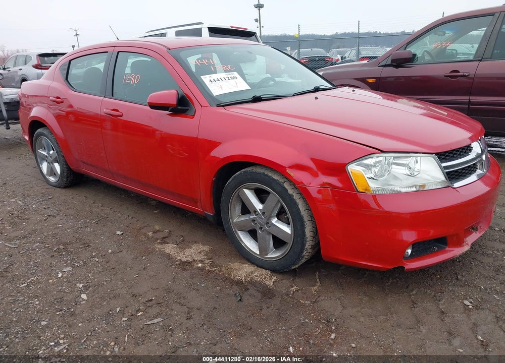 2011 DODGE AVENGER LUX VIN: 1B3BD2FG2BN508555