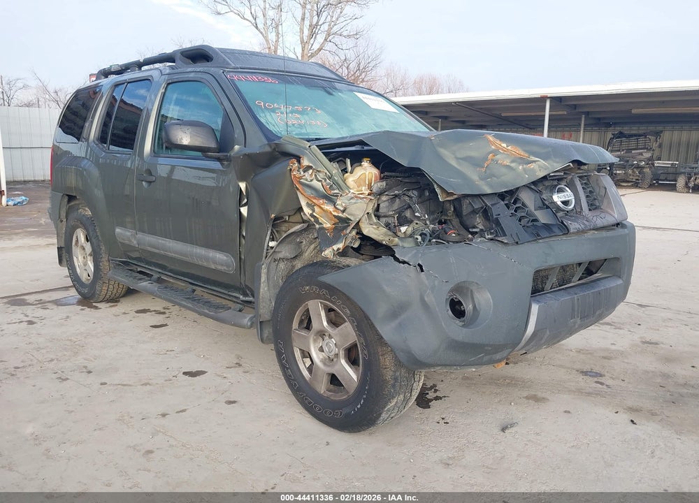 2005 NISSAN XTERRA S VIN: 5N1AN08U45C624138