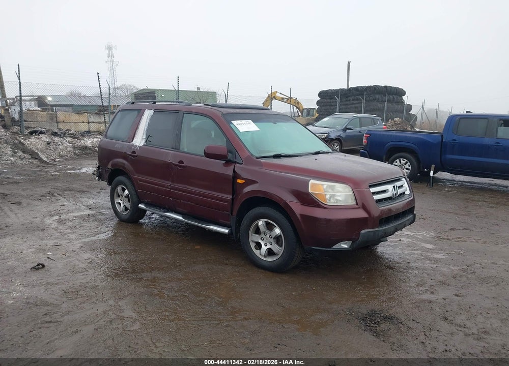 2007 HONDA PILOT EX-L VIN: 2HKYF18587H533170