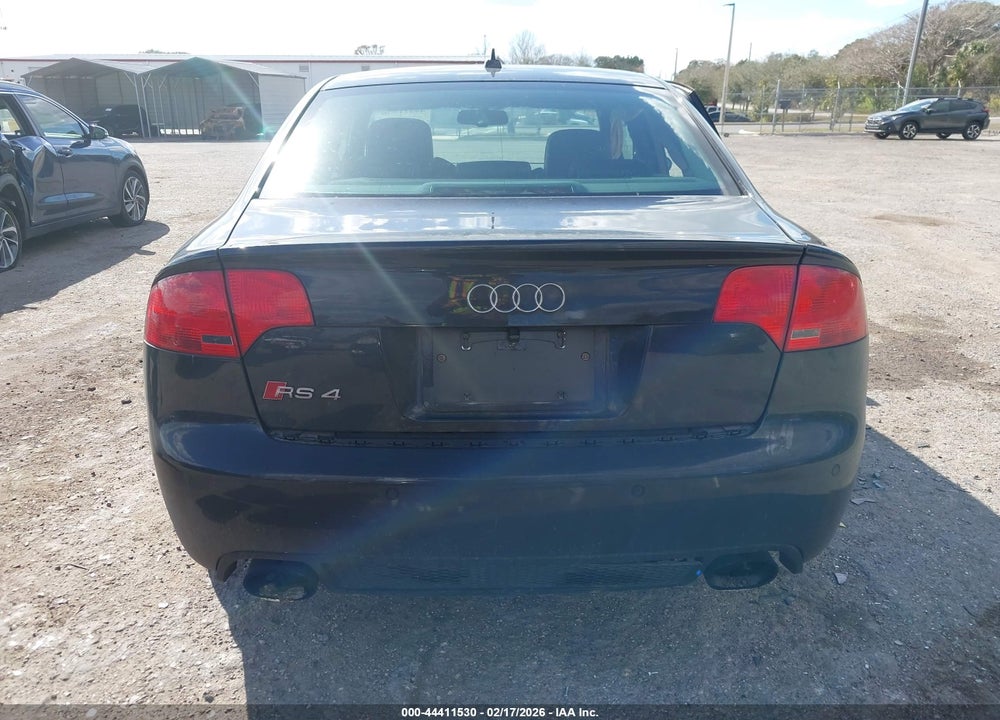 2007 AUDI RS 4 4.2L VIN: WUARU78E67N905167