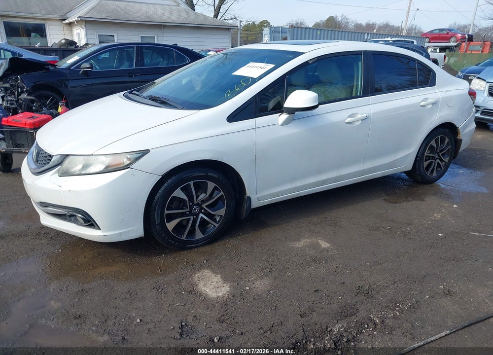 2013 HONDA CIVIC EX-L VIN: 19XFB2F91DE073395