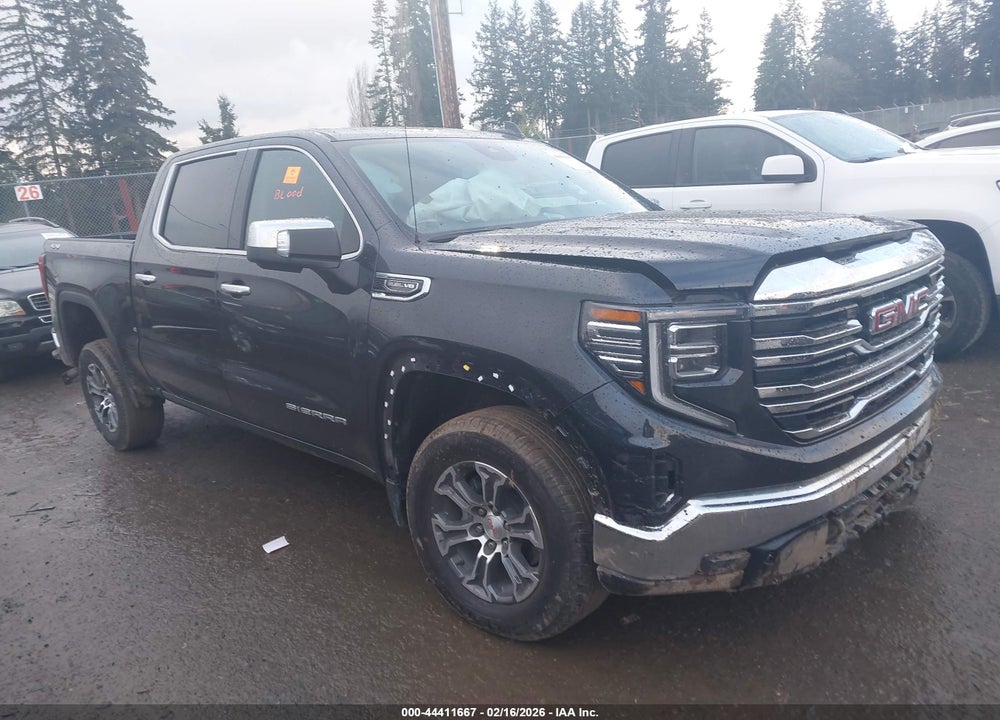 2026 GMC SIERRA 1500 , SHORT BED, SLT, 4WD/, STANDARD BED, SLT, 4WD VIN: 1GTUUDED3TZ240359