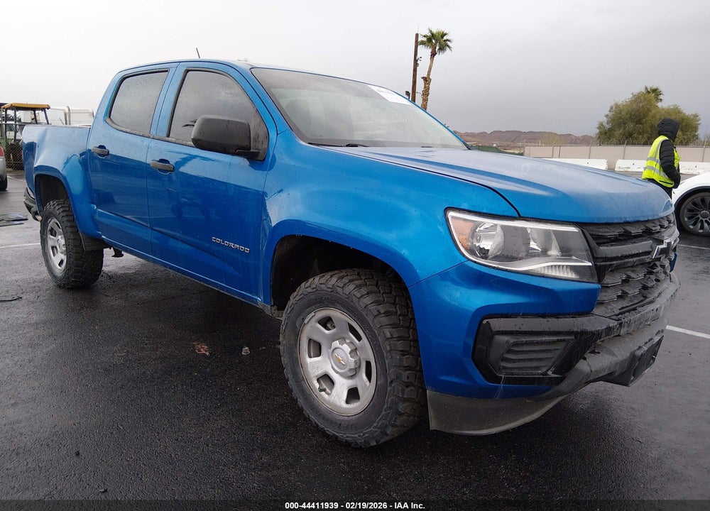 2022 CHEVROLET COLORADO 2WD  SHORT BOX WT VIN: 1GCGSBENXN1325653
