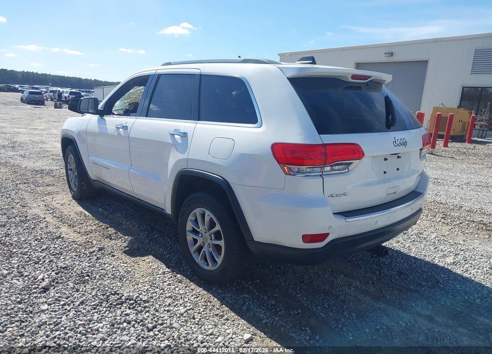 2016 JEEP GRAND CHEROKEE LIMITED VIN: 1C4RJFBG4GC339015